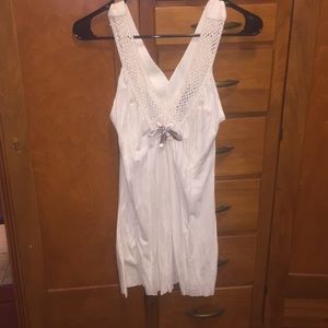 Summer tank top with sea shell accents